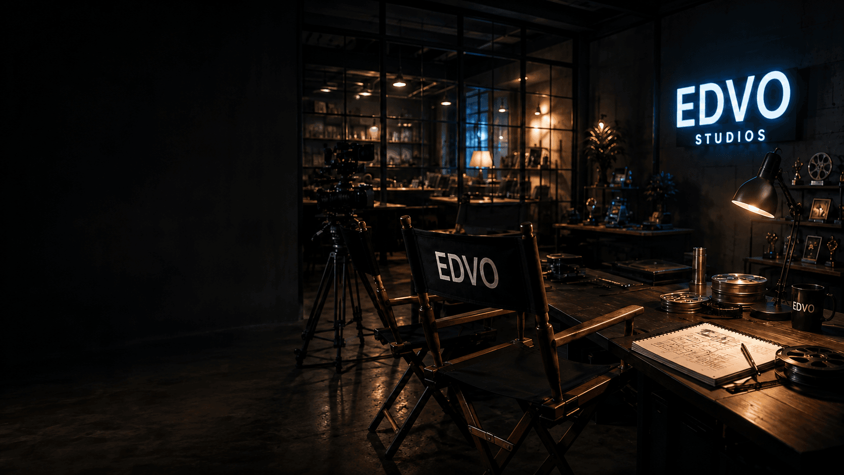 EDVO Studios creative workspace